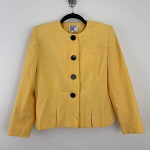Vintage R&K Yellow Button Up Blazer